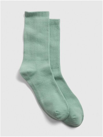 Zelené pánské ponožky athletic crew socks