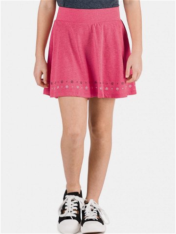 Růžová holčičí vzorovaná sukně SAM 73