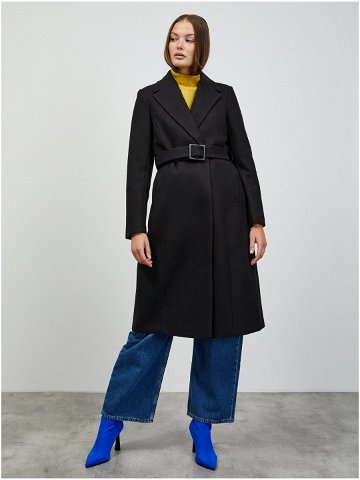 Černý dámský zimní kabát ZOOT lab Malina