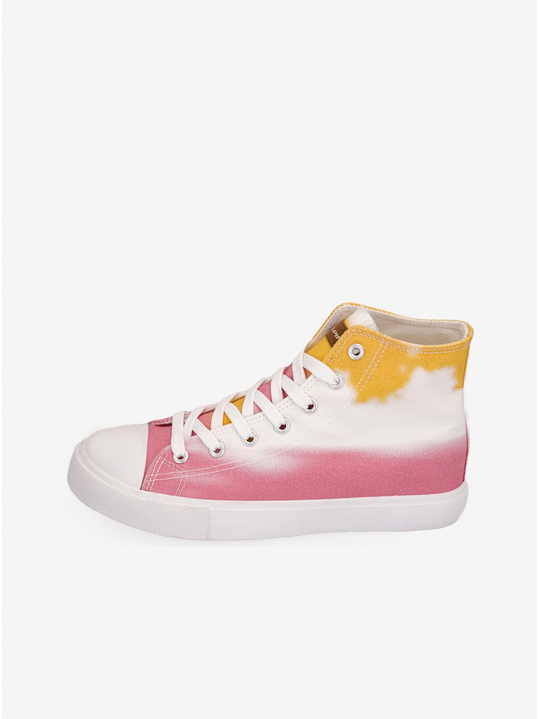 Žluto-růžové dámské boty ALPINE PRO Daira