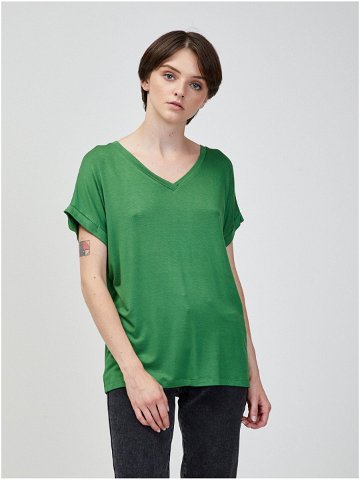 Zelené dámské volné basic tričko ZOOT lab Adriana 2