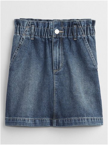Modrá holčičí dětská džínová sukně denim skirt GAP