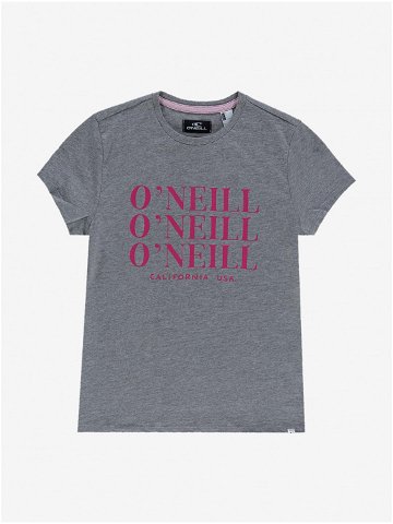 Šedé holčičí tričko O Neill All Year