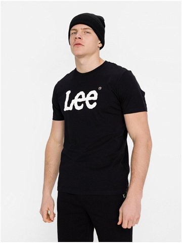 Černé pánské tričko s potiskem Lee