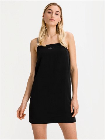 Černé dámské šaty Calvin Klein Jeans Monogram Cami