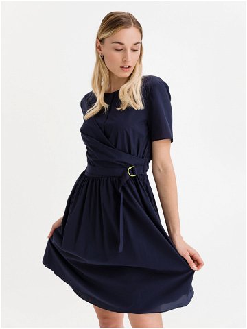 Tmavě modré dámské šaty Armani Exchange