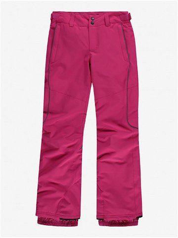 Růžové holčičí lyžařské snowboardové kalhoty O Neill Charm