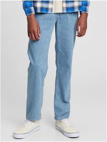 Modré klučičí džíny teen vintage relax taper GAP