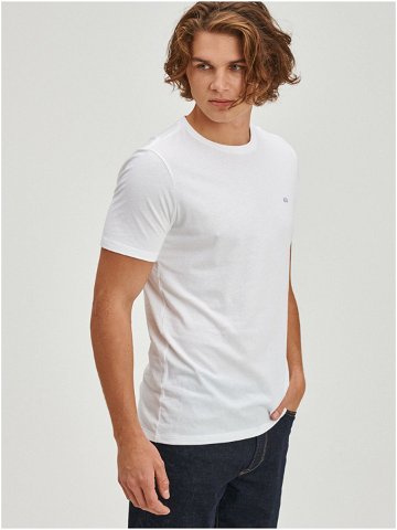 Bílá pánská trička s krátkým rukávem 3ks GAP