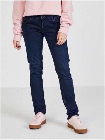 Tmavě modré dámské straight fit džíny Pepe Jeans New Brooke