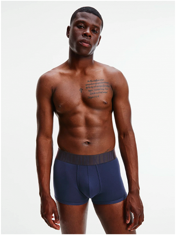 Sda dvou boxerek v tmavě modré a korálové barvě Calvin Klein Underwear