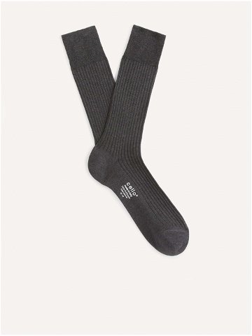 Tmavě šedé pánské ponožky Celio Jiunecosse