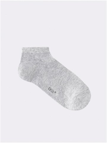 Světle šedé ponožky Celio Minfunky
