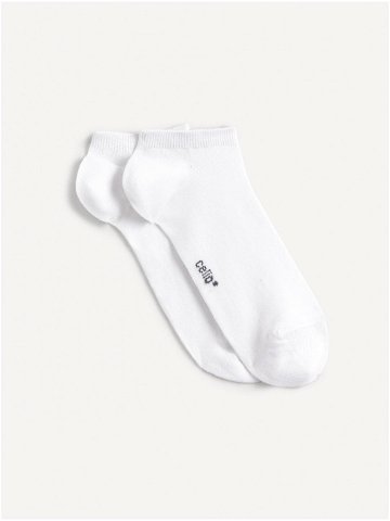 Bílé ponožky Celio Minfunky