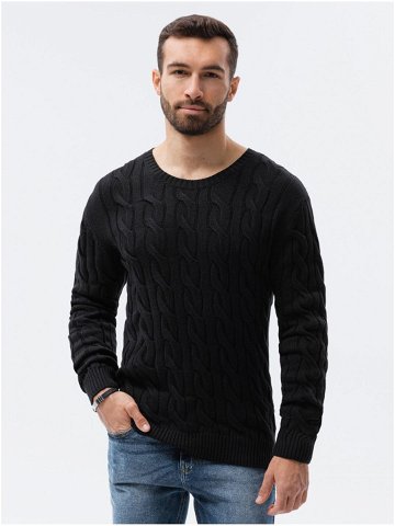 Černý pánský svetr Ombre Clothing E195