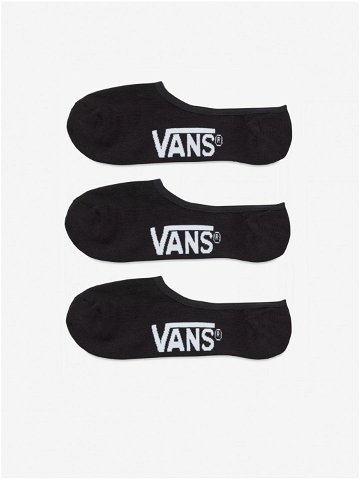 Sada tří párů černých pánských ponožek VANS