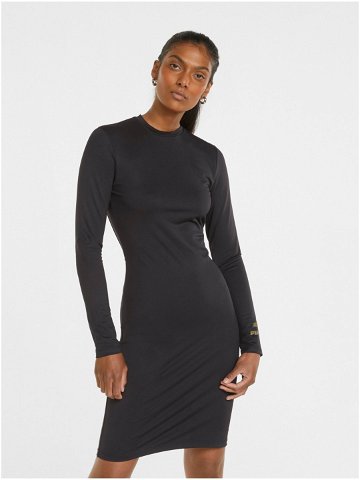 Černé dámské pouzdrové šaty s odhalenými zády Puma Crystal G
