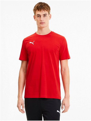 Červené pánské tričko Puma Team Goal