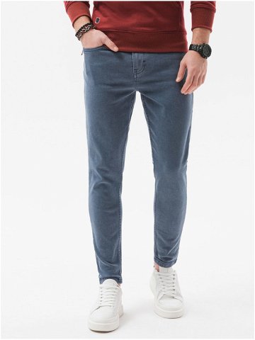 Tmavě modré pánské džíny Ombre Clothing P1058