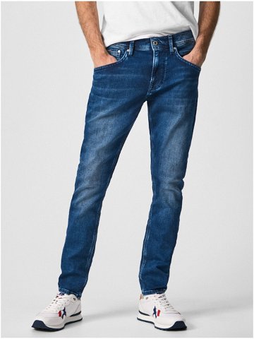 Tmavě modré pánské slim fit džíny Pepe Jeans Track