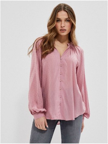 Růžová dámská košile Moodo