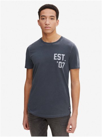 Tmavě šedé pánské tričko Tom Tailor Denim