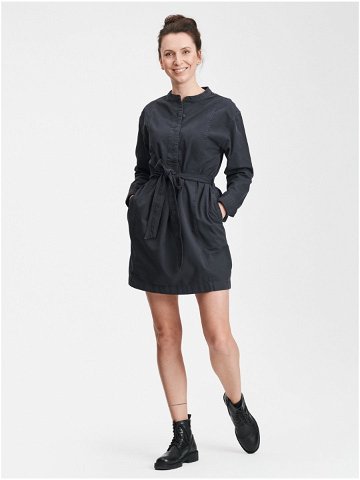 Černé dámské šaty bavlněné mini šaty GAP
