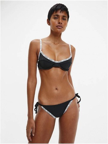 Černý dámský spodní díl plavek Calvin Klein Underwear