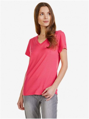 Tmavě růžové dámské tričko SAM 73 Claudia