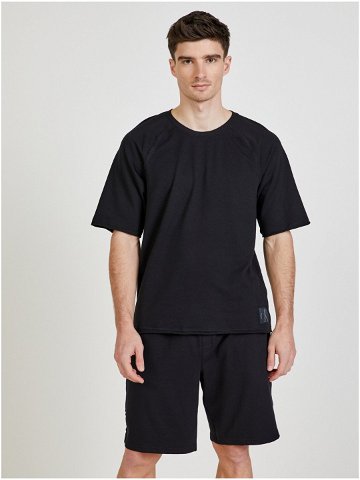Černé pánské tričko na spaní Calvin Klein
