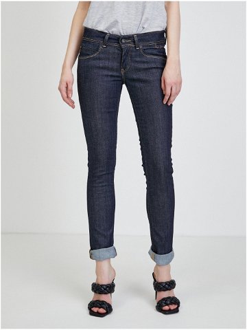 Tmavě modré dámské slim fit džíny Pepe Jeans