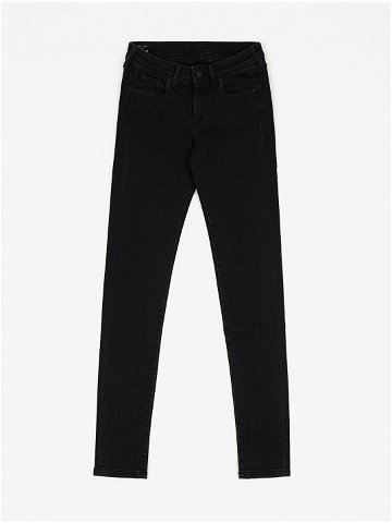Černé dámské skinny fit džíny Pepe Jeans