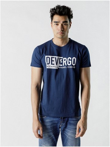 Tmavě modré pánské tričko Devergo