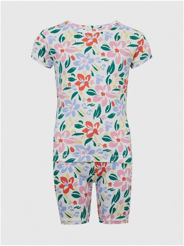 Barevné holčičí pyžamo krátké floral GAP