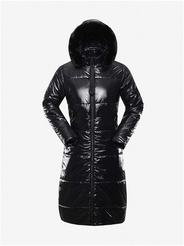 Černý dámský zimní voděodpudivý kabát NAX Laussa
