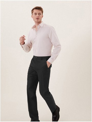 Kalhoty normální střih Marks & Spencer černá