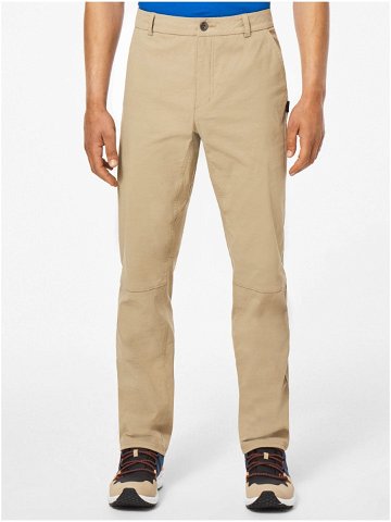 Béžové pánské outdoorové kalhoty Oakley