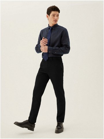 Černé pánské kalhoty Marks & Spencer