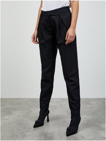 Černé dámské kalhoty s páskem ZOOT lab Matylda