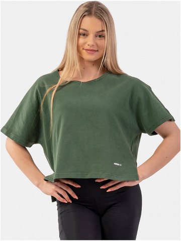 Zelené dámské sportovní tričko NEBBIA The Minimalist