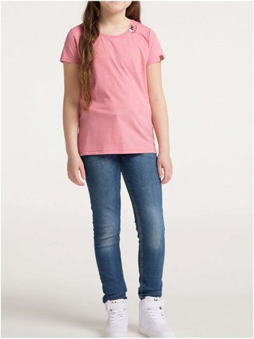 Růžové holčičí basic tričko Ragwear Violka