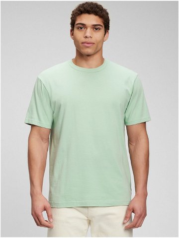 Zelené pánské tričko z organické bavlny GAP