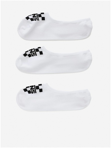 Sada tří párů ponožek v bílé barvě VANS