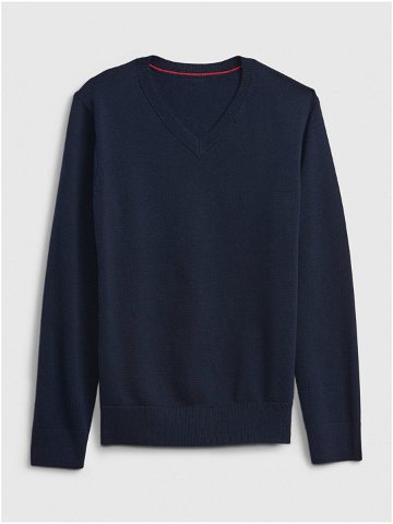 Tmavě modrý klučičí svetr z organické bavlny GAP