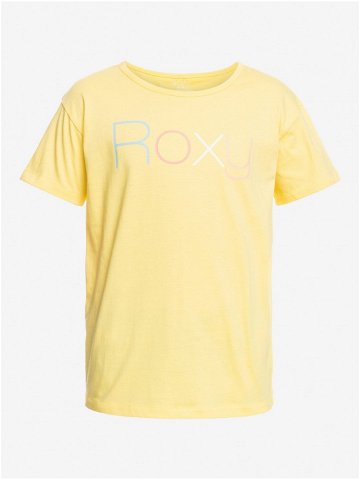 Žluté holčičí tričko Roxy Day and Night
