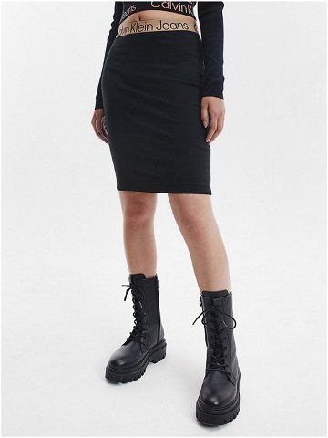 Černá dámská pouzdrová sukně Calvin Klein Jeans