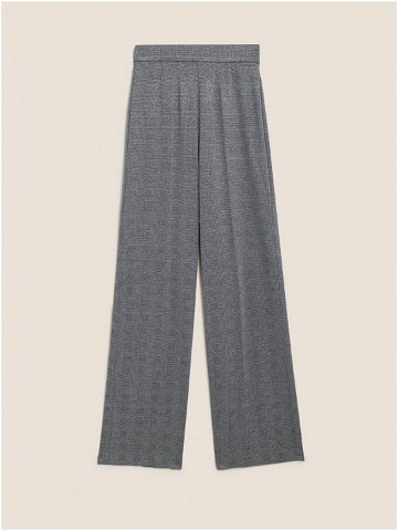 Šedé dámské kostkované kalhoty Marks & Spencer