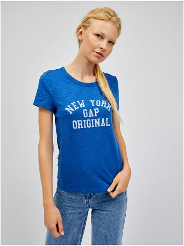 Modré dámské tričko GAP original New York