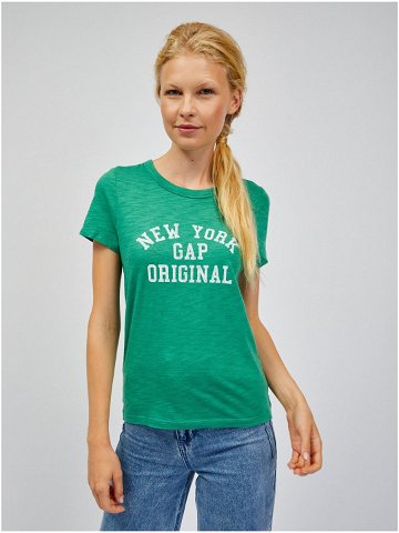 Zelené dámské tričko GAP original New York