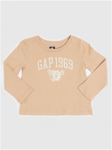 Béžové holčičí tričko GAP 1969